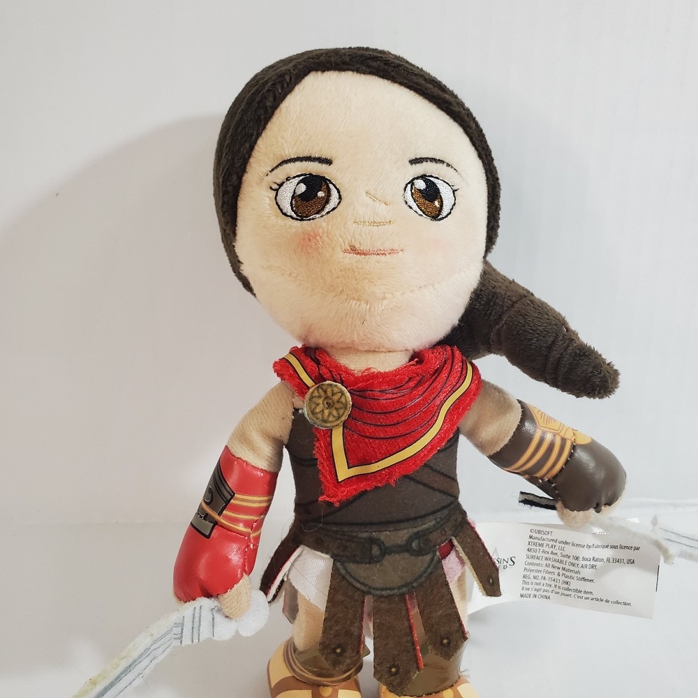 Assassin's Creed Kassandra Plush 8" Stuffed Character Doll Ubisoft - Picture 2 of 7